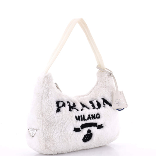 プラダ リ・エディション 2000 ホーボー テリークロス ミニ