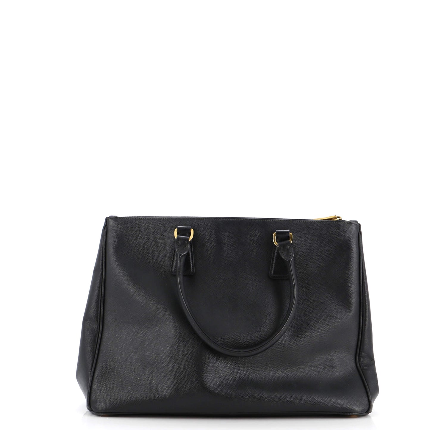 プラダ ダブルジップ リュクス トートバッグ サフィアーノレザー ミディアム