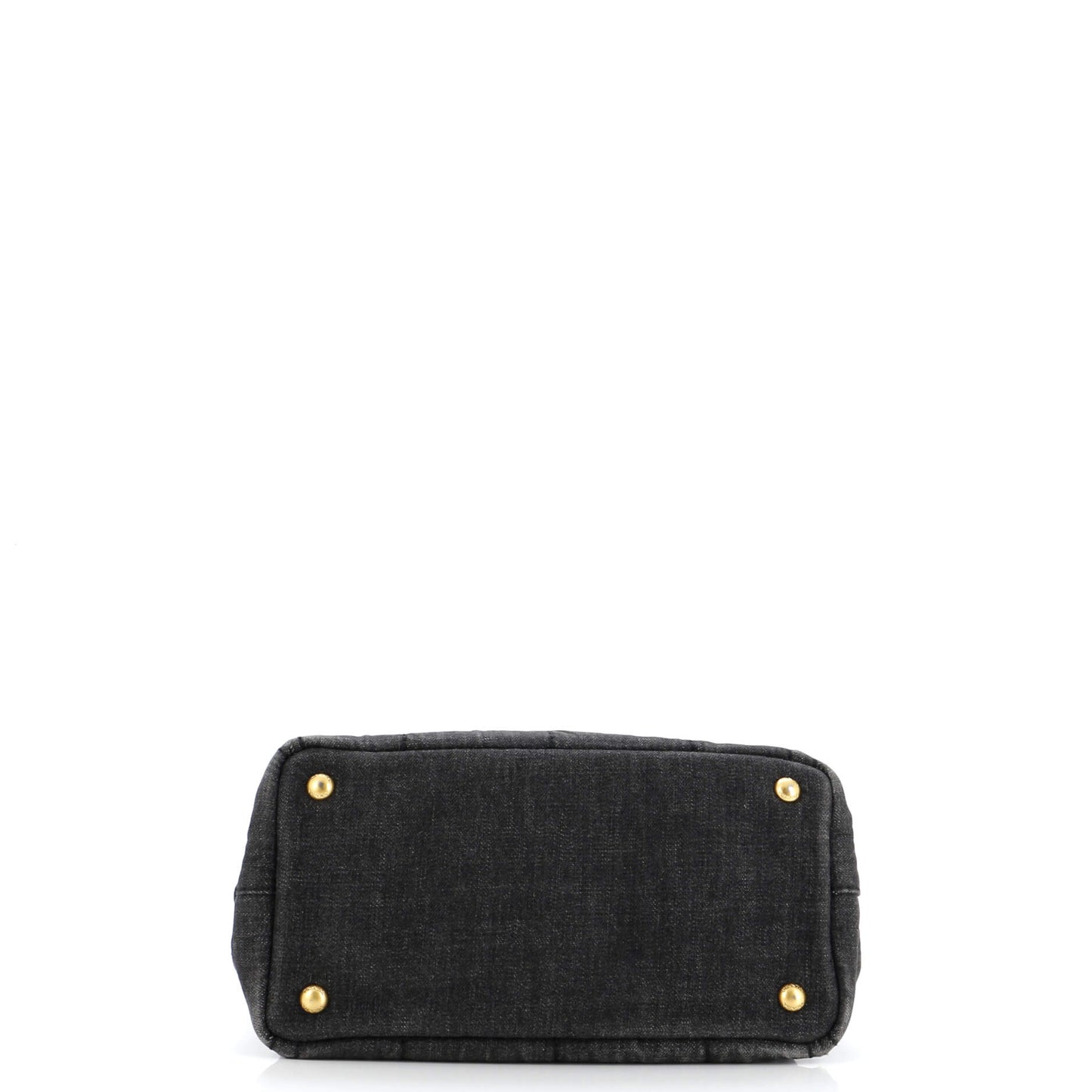 Prada Canapa Convertible Tote Denim Mini