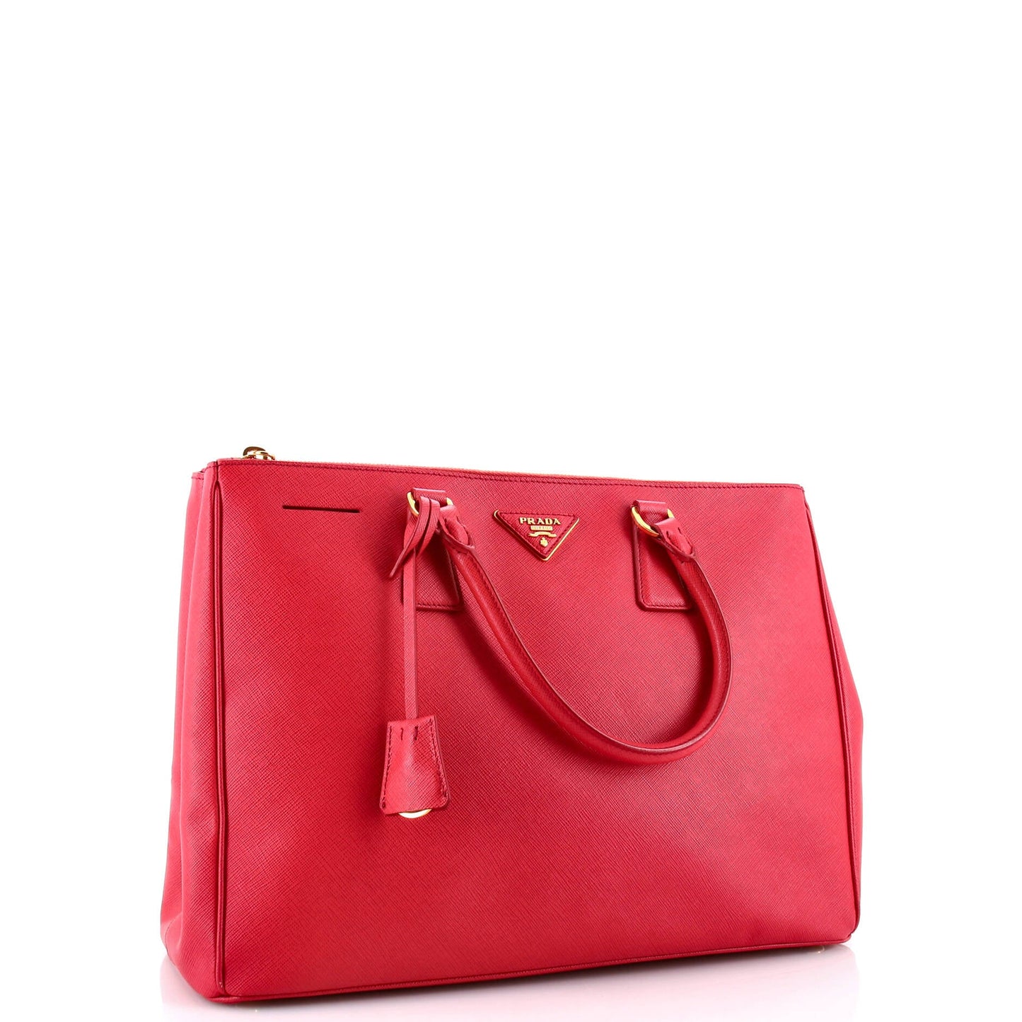 プラダ ダブルジップ リュクス トートバッグ サフィアーノレザー ラージ