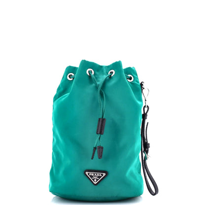 プラダ ドローストリング リストレット バケットバッグ テスート スモール