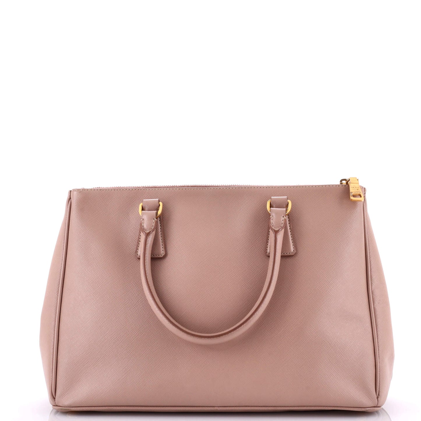 プラダ ダブルジップ リュクス トートバッグ サフィアーノレザー ミディアム