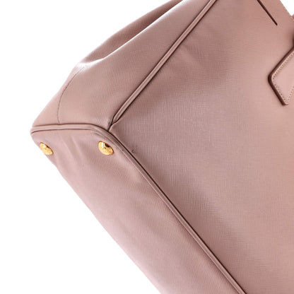 プラダ ダブルジップ リュクス トートバッグ サフィアーノレザー ミディアム