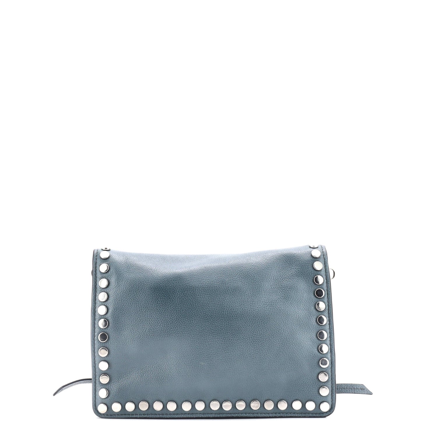 プラダ エチケット フラップバッグ スタッズ付き グレースカーフスキン スモール