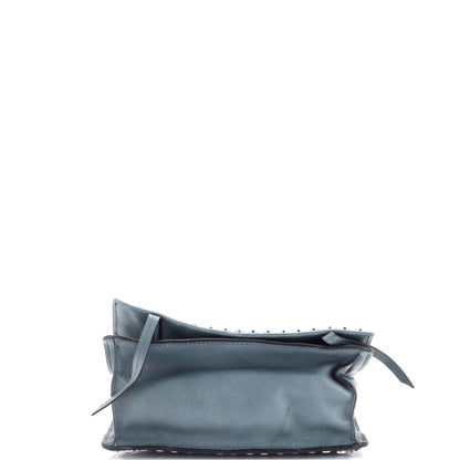 プラダ エチケット フラップバッグ スタッズ付き グレースカーフスキン スモール