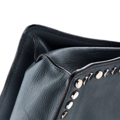 プラダ エチケット フラップバッグ スタッズ付き グレースカーフスキン スモール