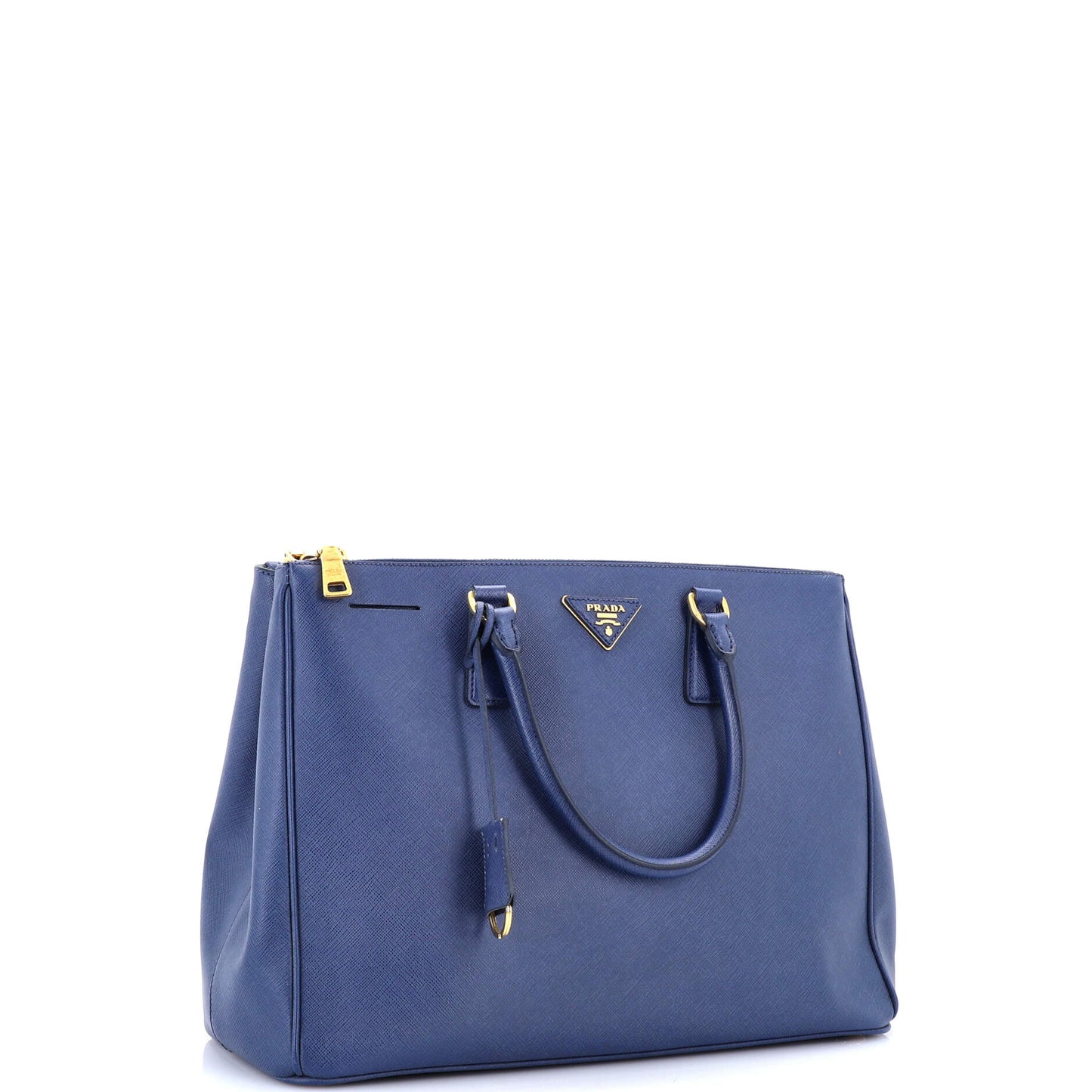 プラダ ダブルジップ リュクス トートバッグ サフィアーノレザー ラージ