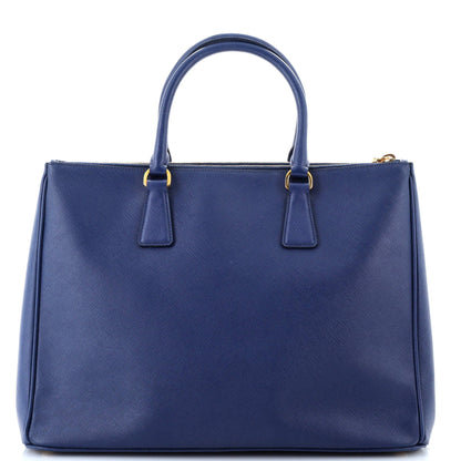 プラダ ダブルジップ リュクス トートバッグ サフィアーノレザー ラージ