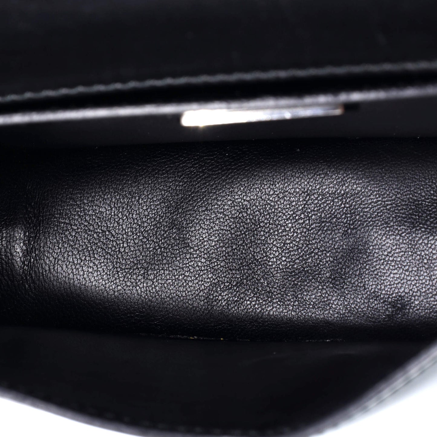 プラダ マキシ トライアングル ロゴ チェーン フラップバッグ ブラッシュドレザー スモール