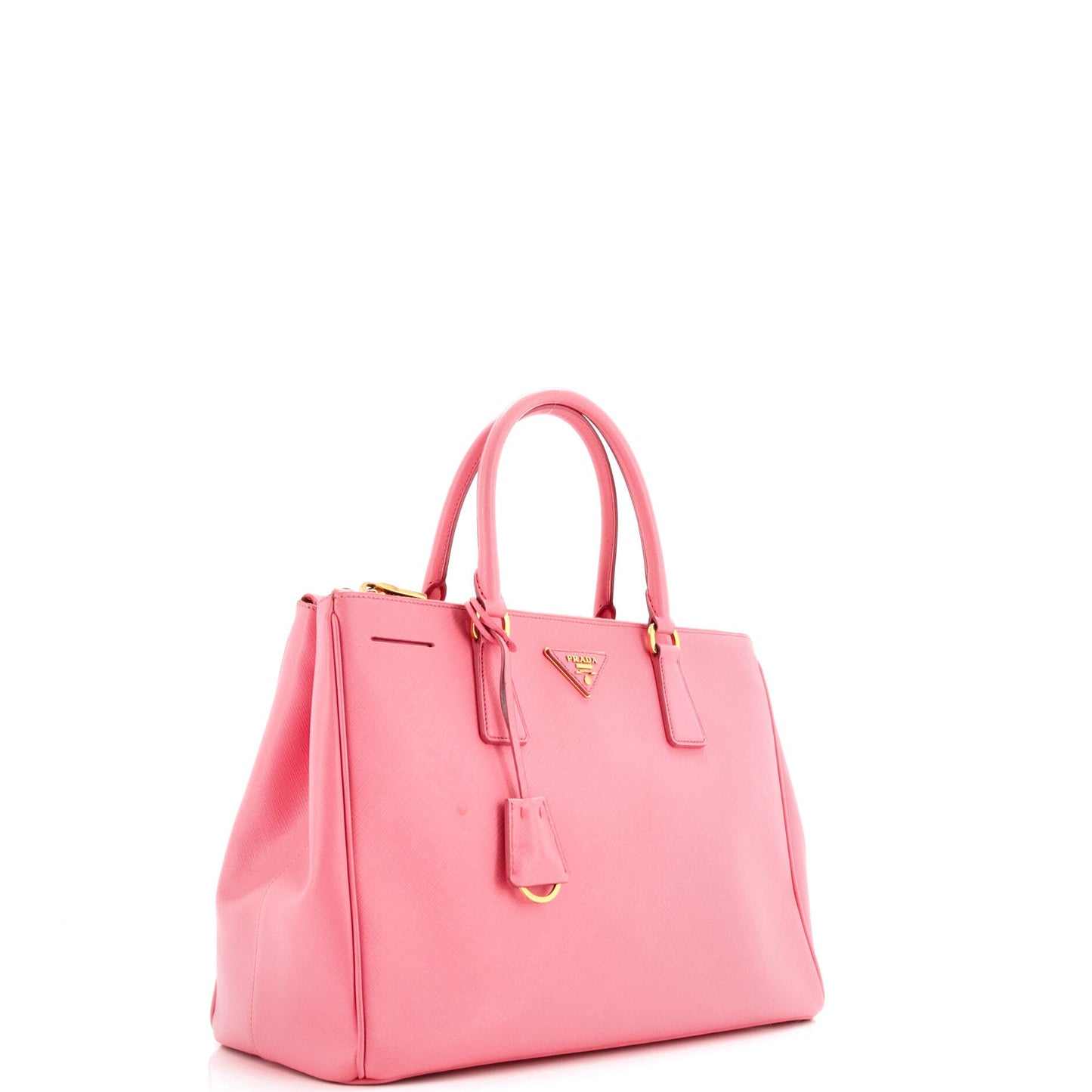 プラダ ダブルジップ リュクス トートバッグ サフィアーノレザー ミディアム