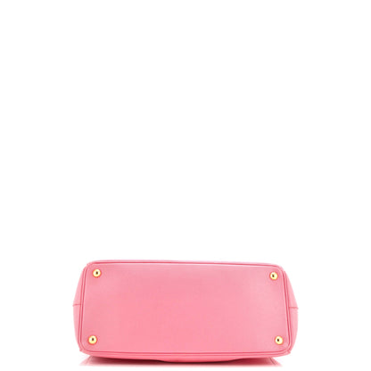 プラダ ダブルジップ リュクス トートバッグ サフィアーノレザー ミディアム