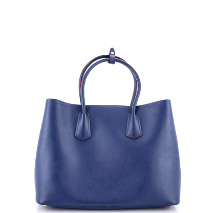 Prada Cuir Double Tote Saffiano Leather Large