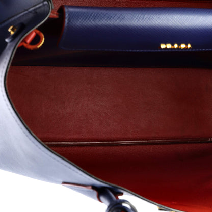 Prada Cuir Double Tote Saffiano Leather Large