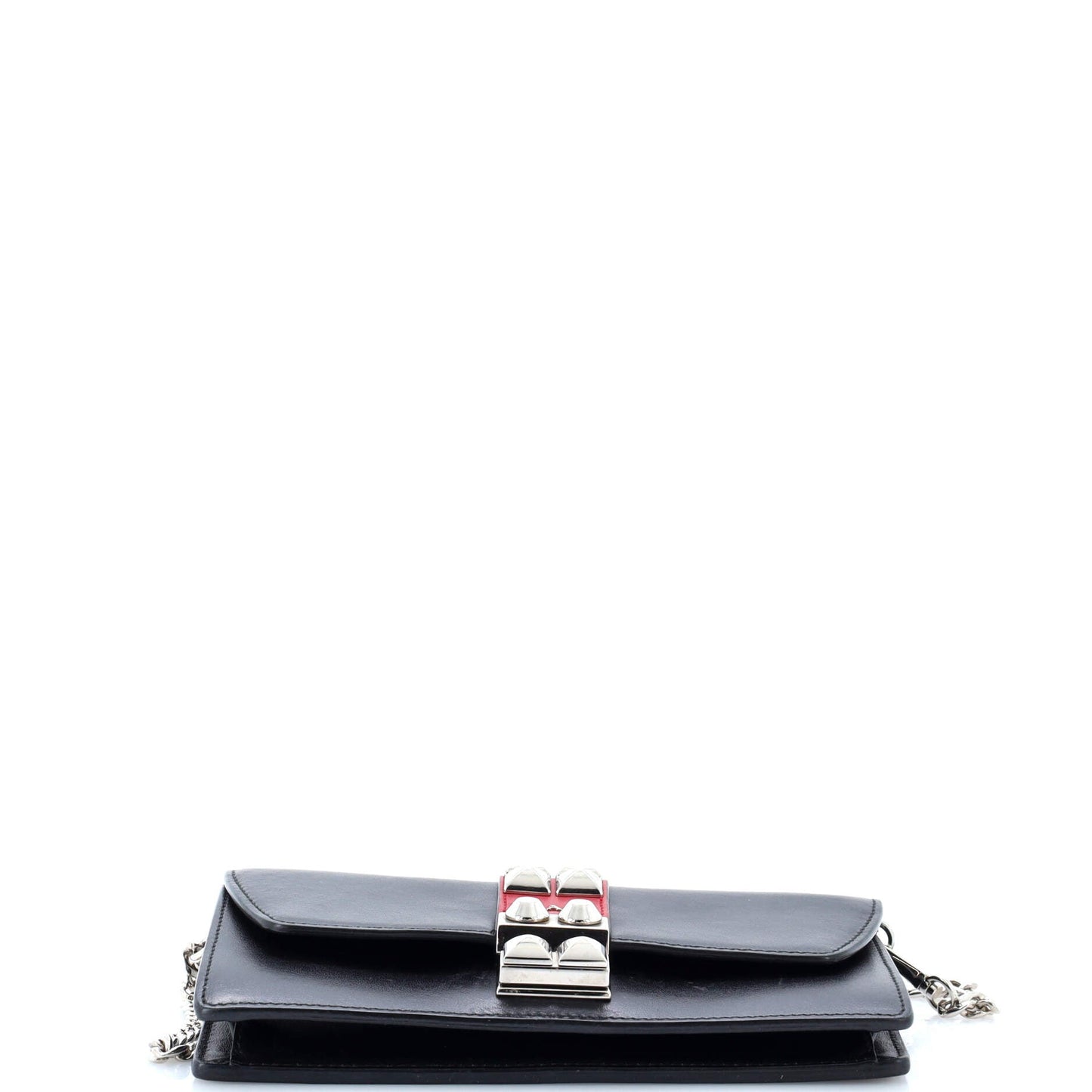Prada Elektra Wallet on Chain Studded Leather
