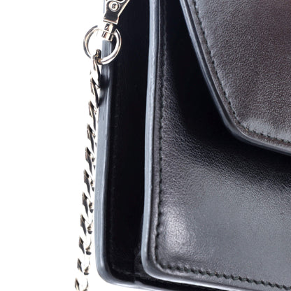 Prada Elektra Wallet on Chain Studded Leather