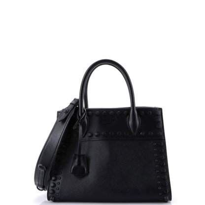 プラダ パラダイム トートバッグ スタッズ サフィアーノ シティカーフ スモール