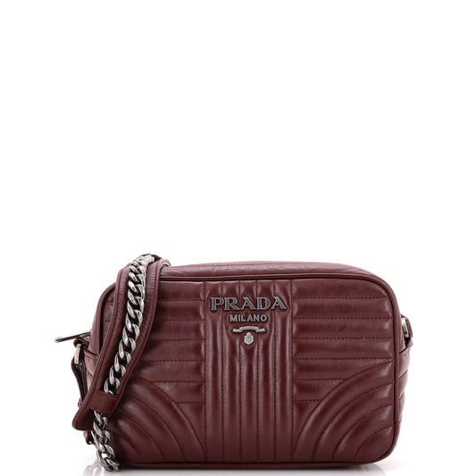 Prada Camera Bag Diagramme Quilted Leather Small
