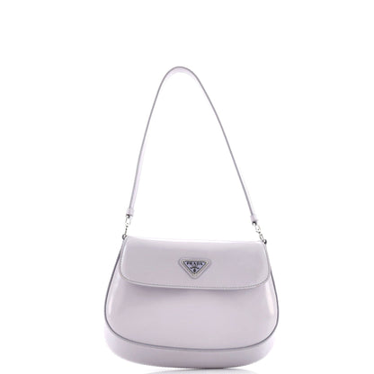 プラダ クレオ フラップ ショルダーバッグ スパッツォラート レザー スモール