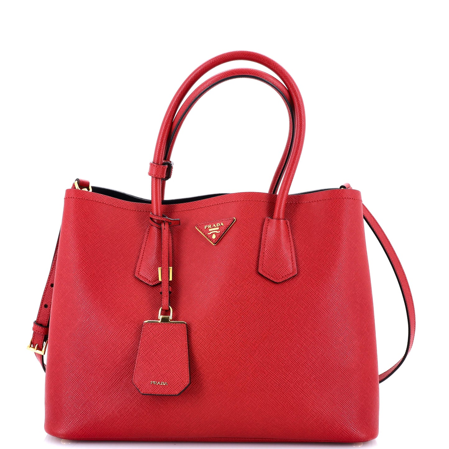 プラダ キュイール ダブルトート サフィアーノ レザー L