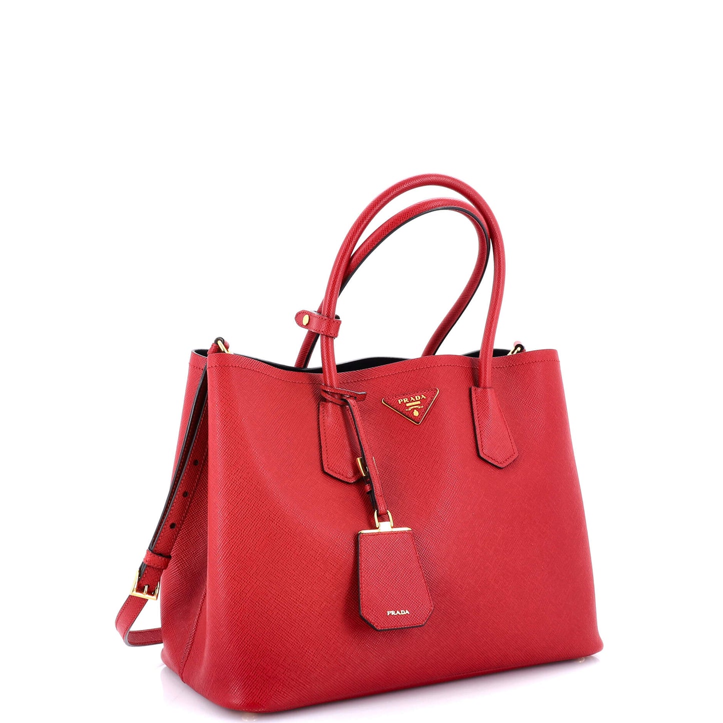 プラダ キュイール ダブルトート サフィアーノ レザー L