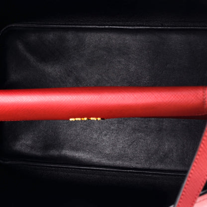 プラダ キュイール ダブルトート サフィアーノレザー ミディアム