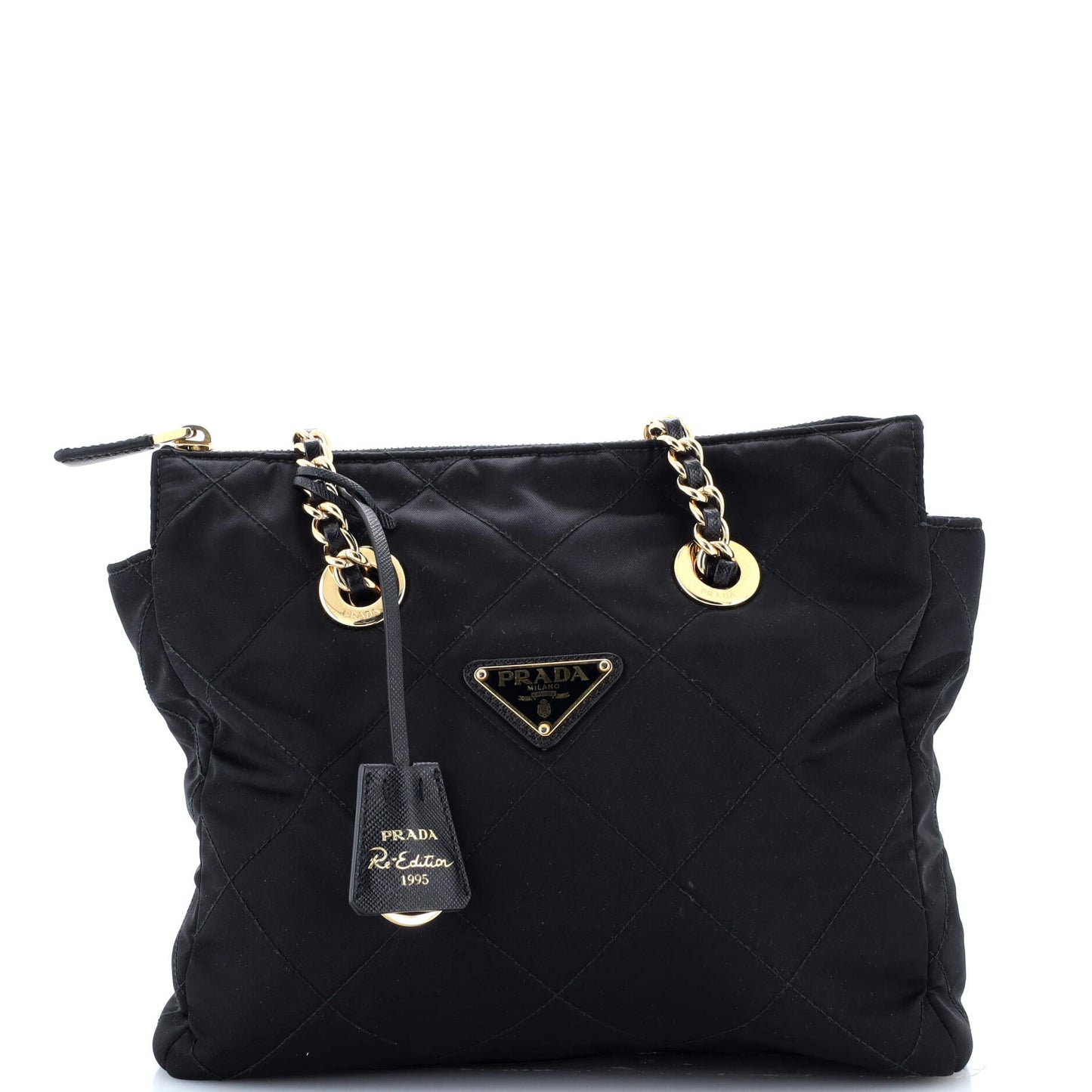 プラダ リ・エディション 1995 チェーントート キルティング リナイロン スモール
