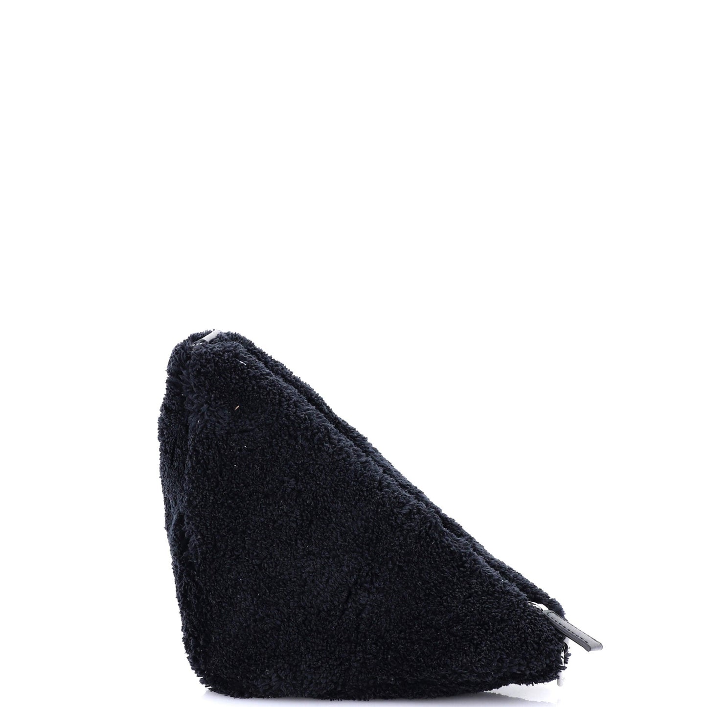 プラダ トライアングルロゴ ジップ クロスボディバッグ テリークロス スモール