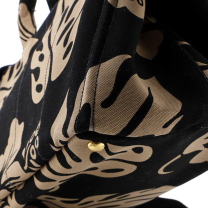 プラダ カナパ トートバッグ プリント キャンバス ラージ