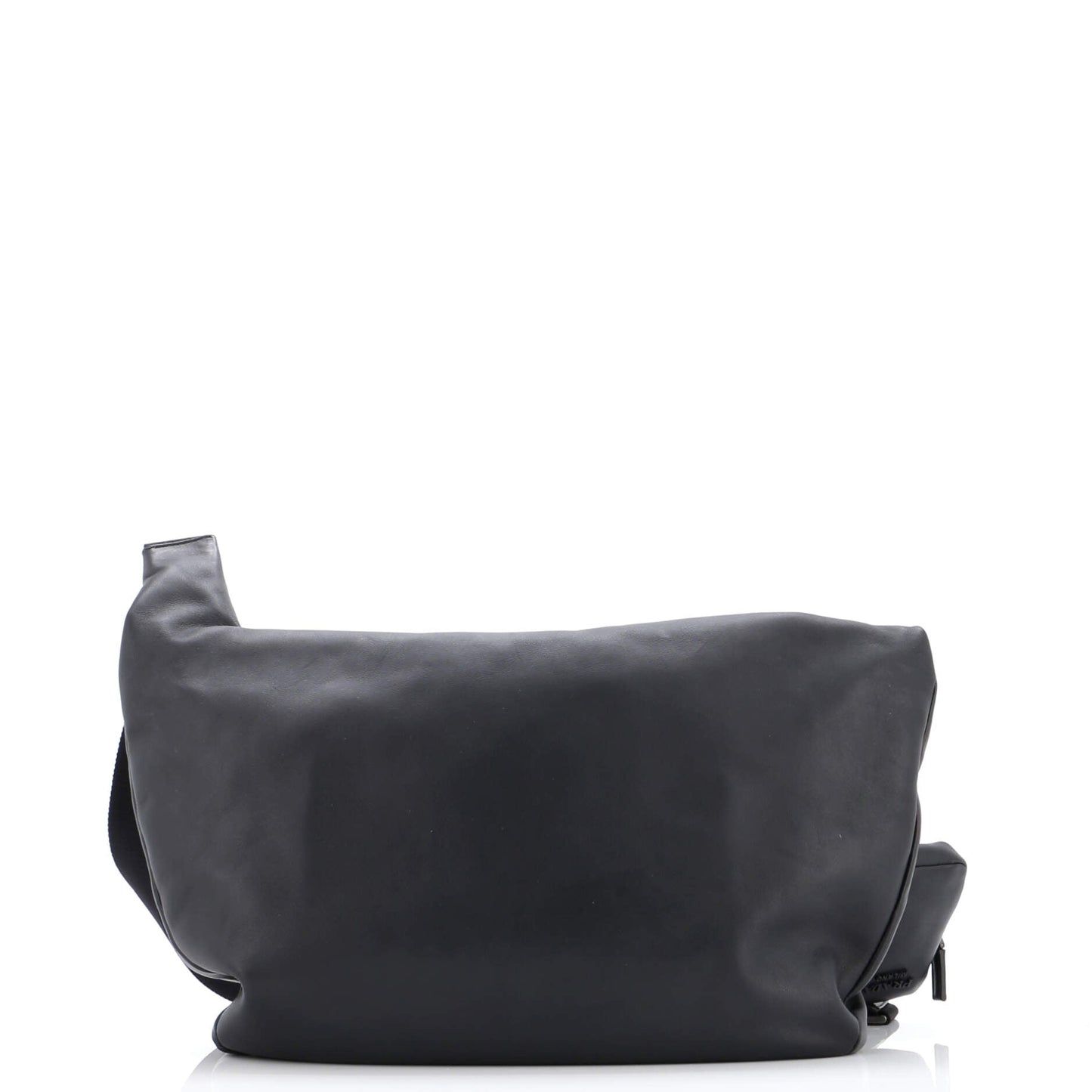 プラダ リ・エディション ジップ メッセンジャーバッグ レザー ラージ