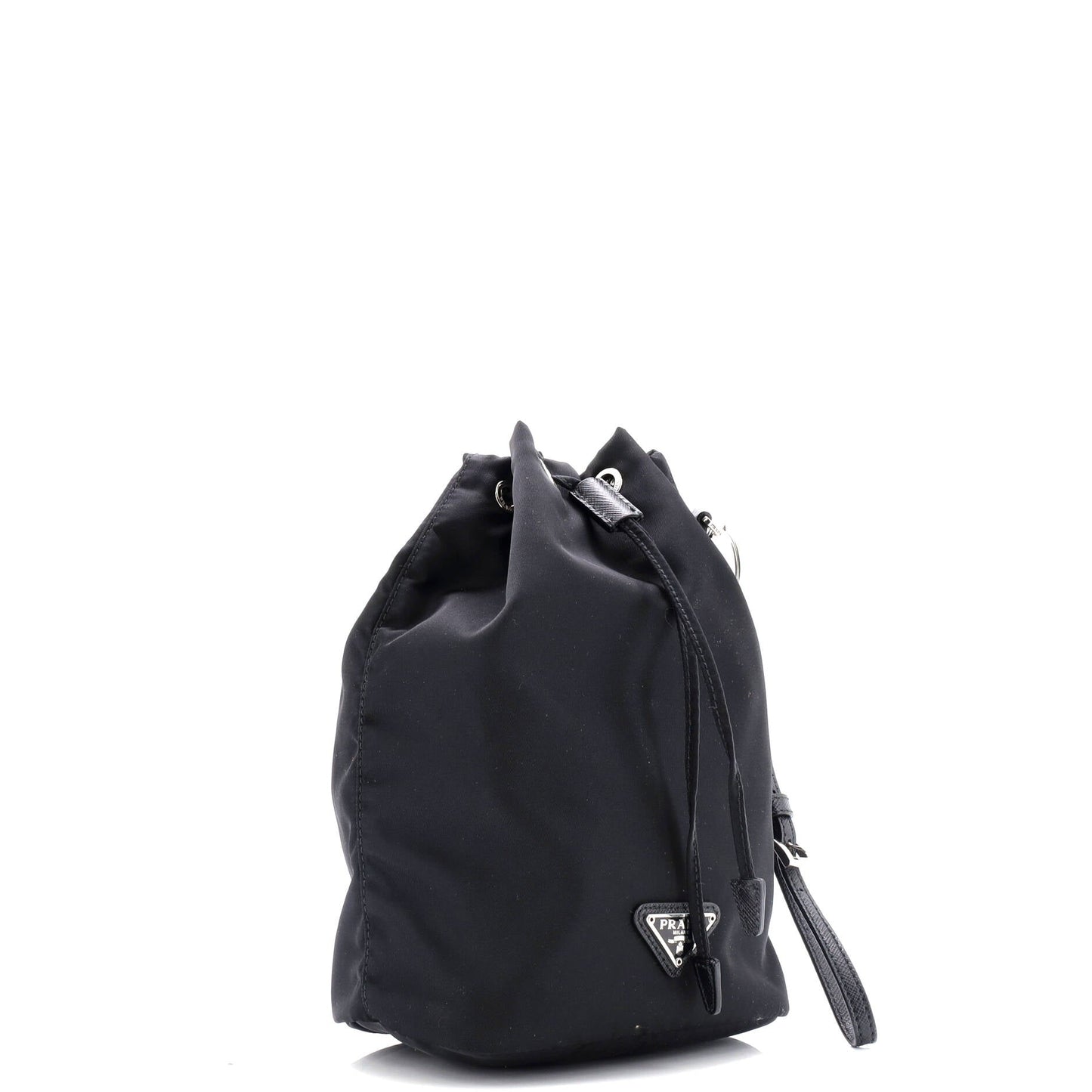 プラダ ドローストリング リストレット バケットバッグ テスート スモール