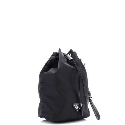 プラダ ドローストリング リストレット バケットバッグ テスート スモール