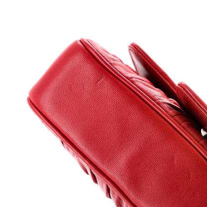 プラダ チェーンフラップショルダーバッグ ナッパゴーフル スモール