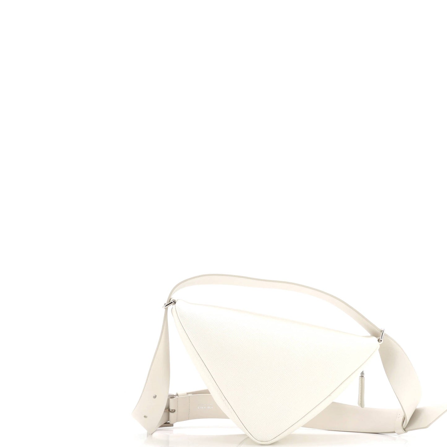 プラダ トライアングルロゴ ジップアラウンド ショルダーバッグ サフィアーノレザー