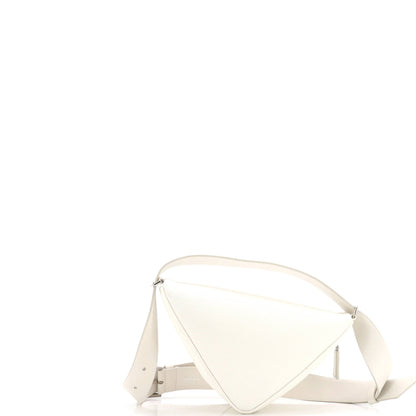 プラダ トライアングルロゴ ジップアラウンド ショルダーバッグ サフィアーノレザー