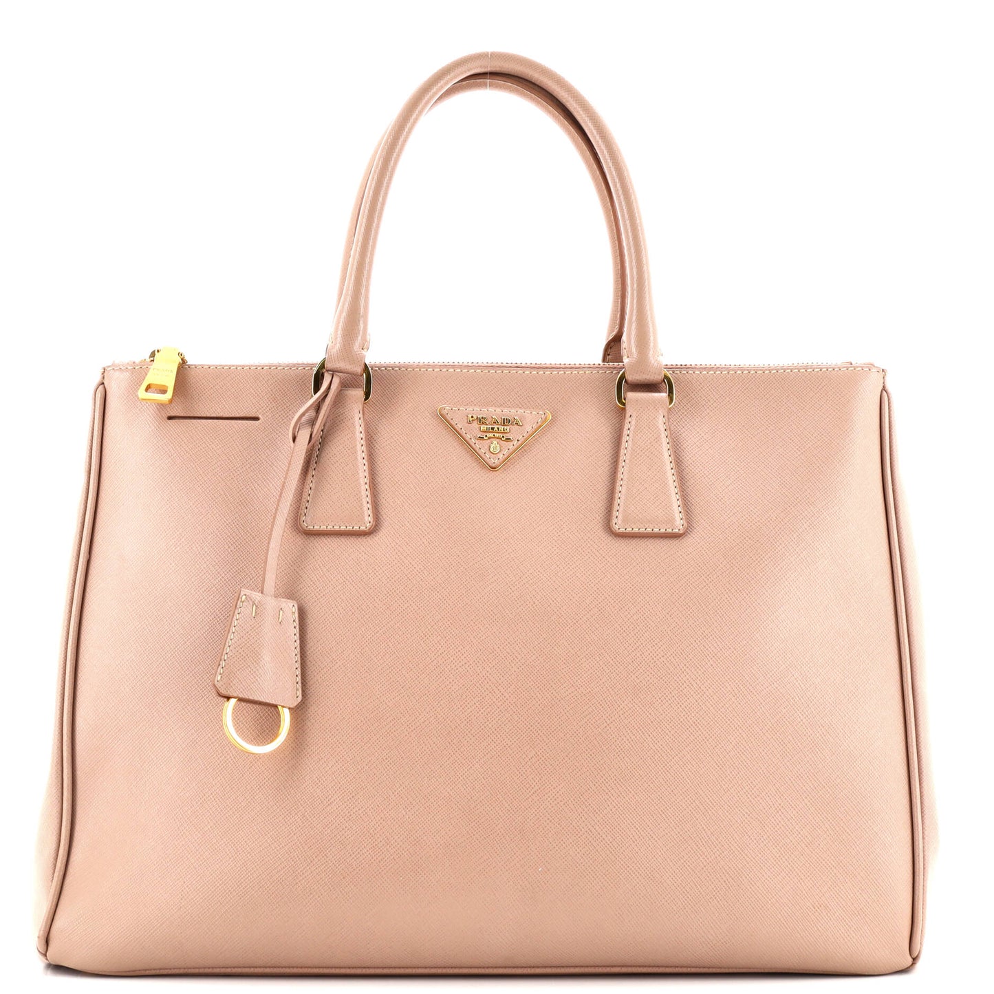 プラダ ダブルジップ リュクス トートバッグ サフィアーノレザー ラージ