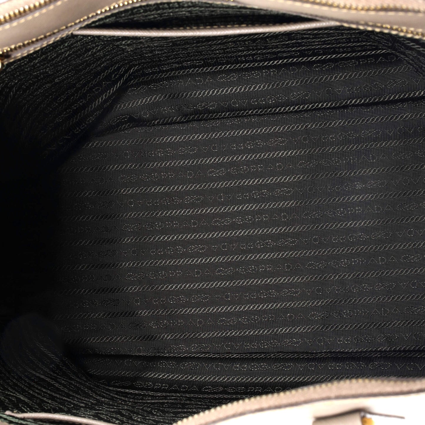 プラダ ダブルジップ リュクス トートバッグ サフィアーノレザー XL