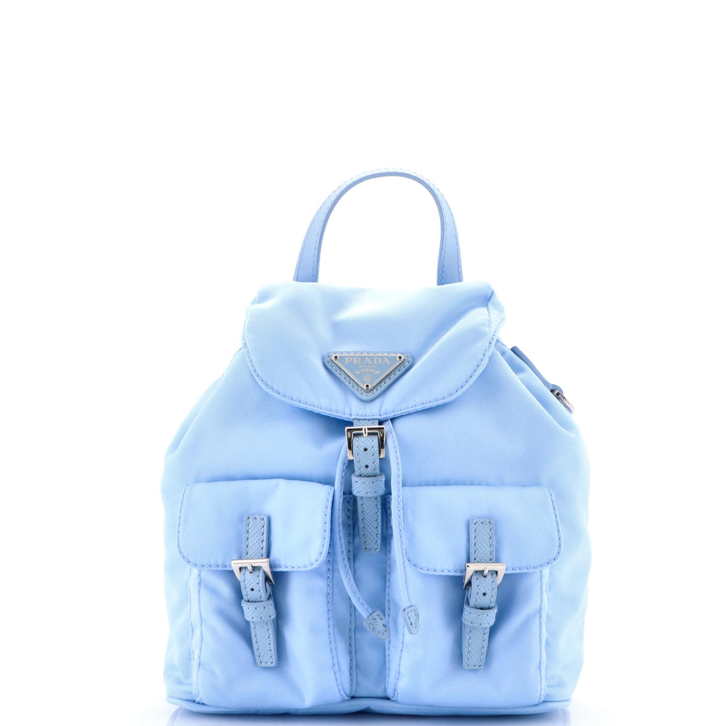 プラダ ダブルポケット バックパック チェーンショルダーバッグ Re-Nylon ミニ