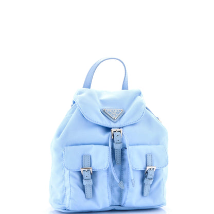 プラダ ダブルポケット バックパック チェーンショルダーバッグ Re-Nylon ミニ