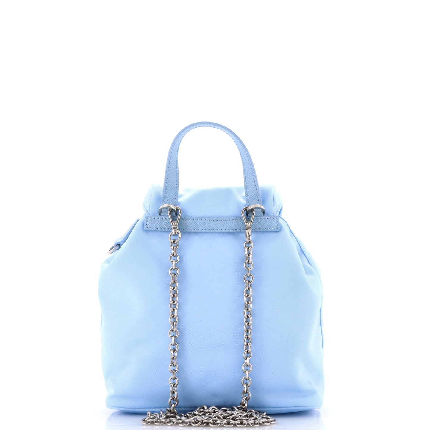 プラダ ダブルポケット バックパック チェーンショルダーバッグ Re-Nylon ミニ