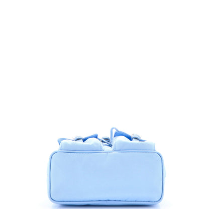 プラダ ダブルポケット バックパック チェーンショルダーバッグ Re-Nylon ミニ