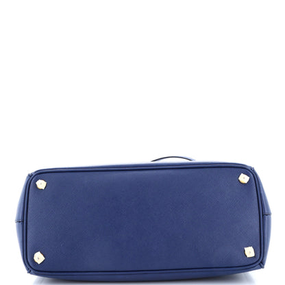 Prada Double Zip Lux Tote Saffiano Leather Large