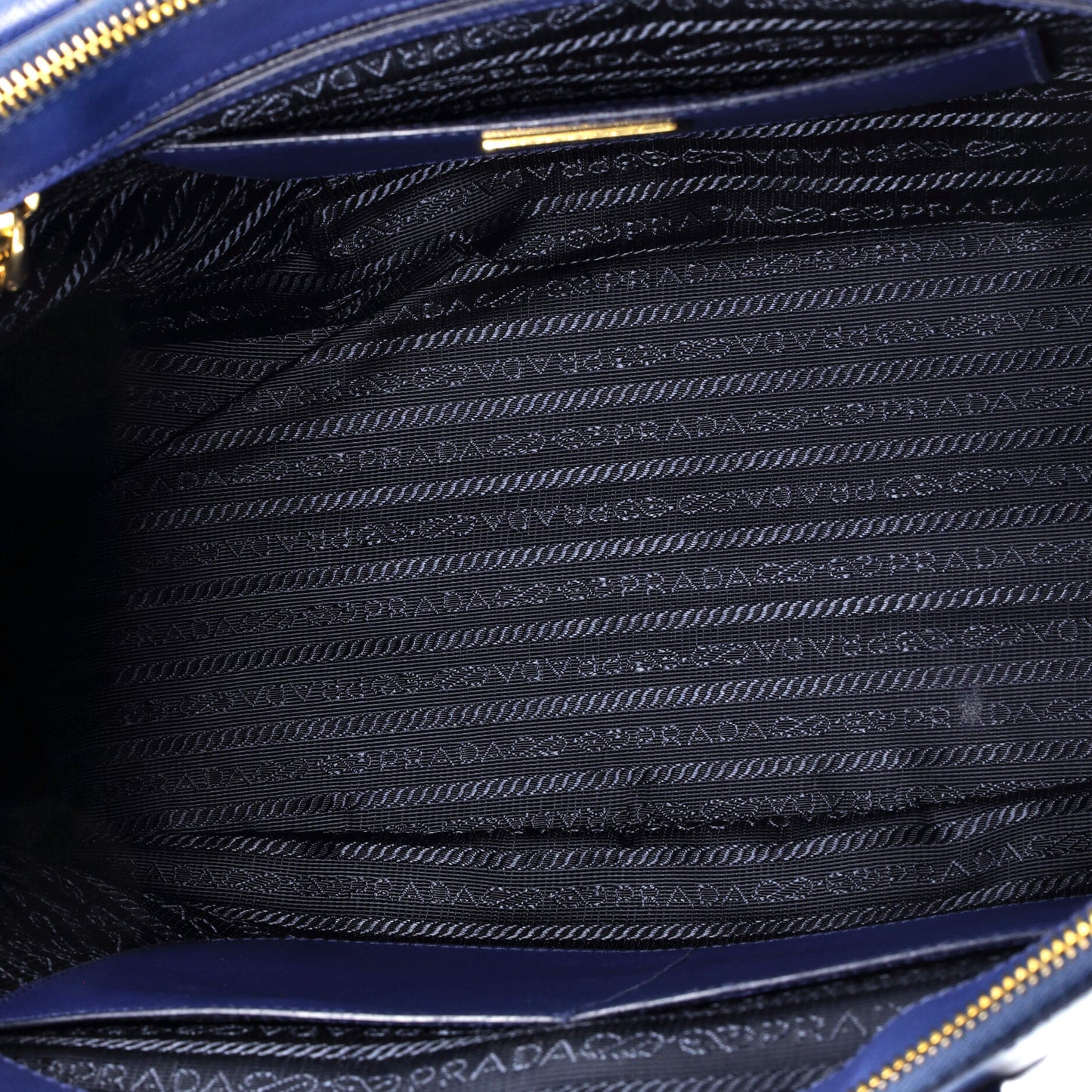 Prada Double Zip Lux Tote Saffiano Leather Large