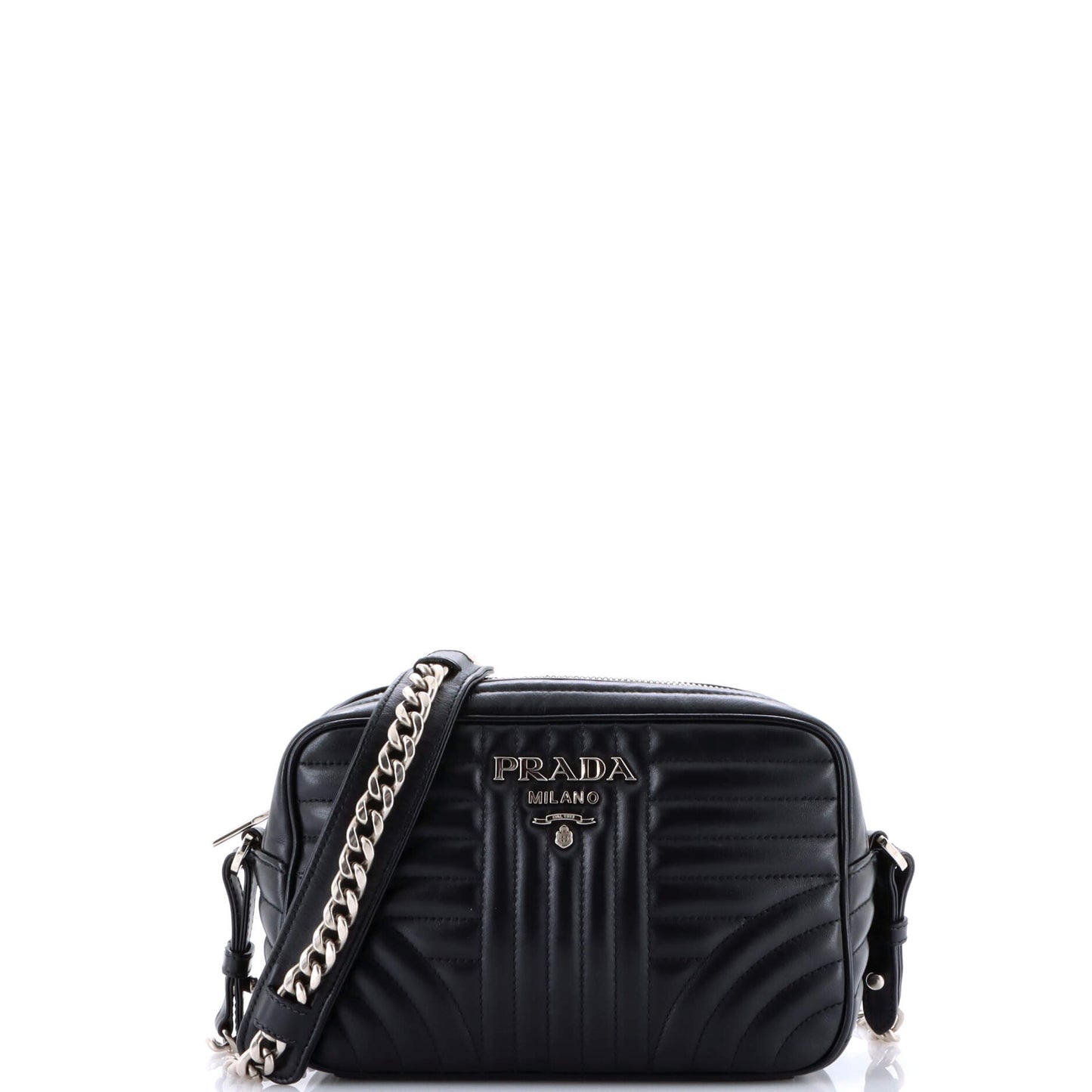 プラダ カメラバッグ ダイアグラム キルティングレザー ミニ