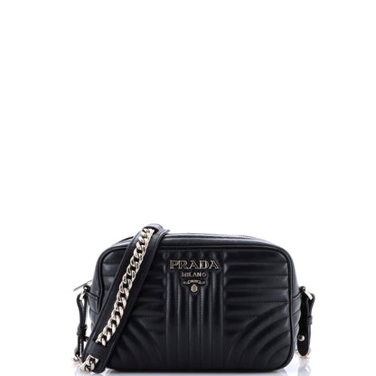プラダ カメラバッグ ダイアグラム キルティングレザー ミニ