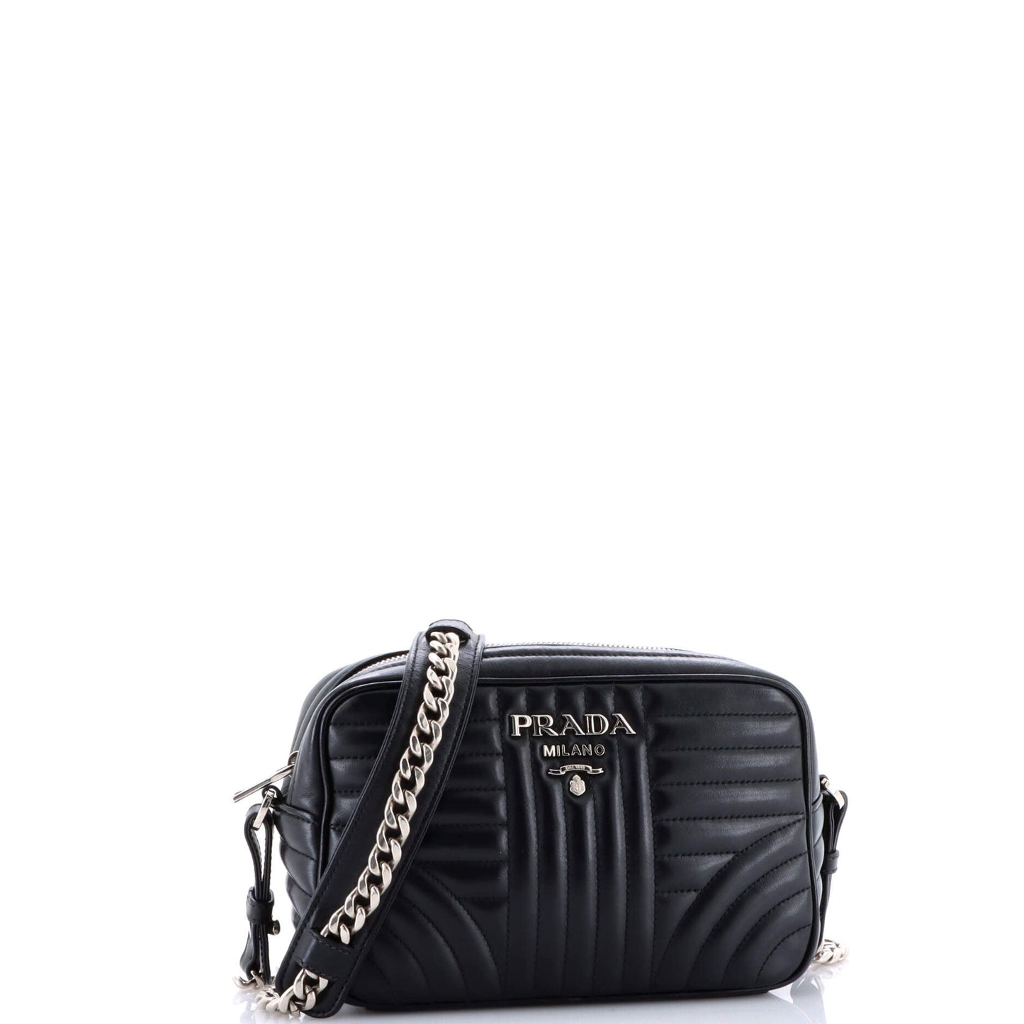 プラダ カメラバッグ ダイアグラム キルティングレザー ミニ