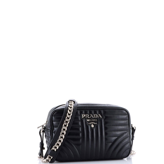 プラダ カメラバッグ ダイアグラム キルティングレザー ミニ