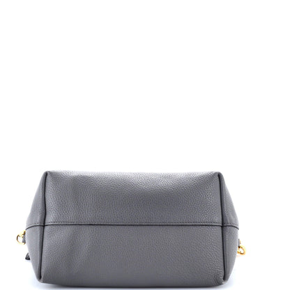 プラダ デュアル ストラップ ジップ トート ヴィッテロ ダイノ スモール