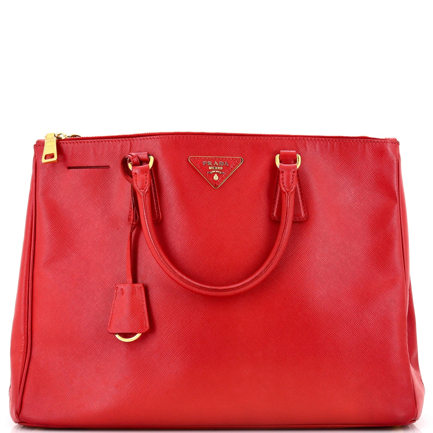 プラダ ダブルジップ リュクス トートバッグ サフィアーノレザー ラージ