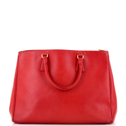 プラダ ダブルジップ リュクス トートバッグ サフィアーノレザー ラージ