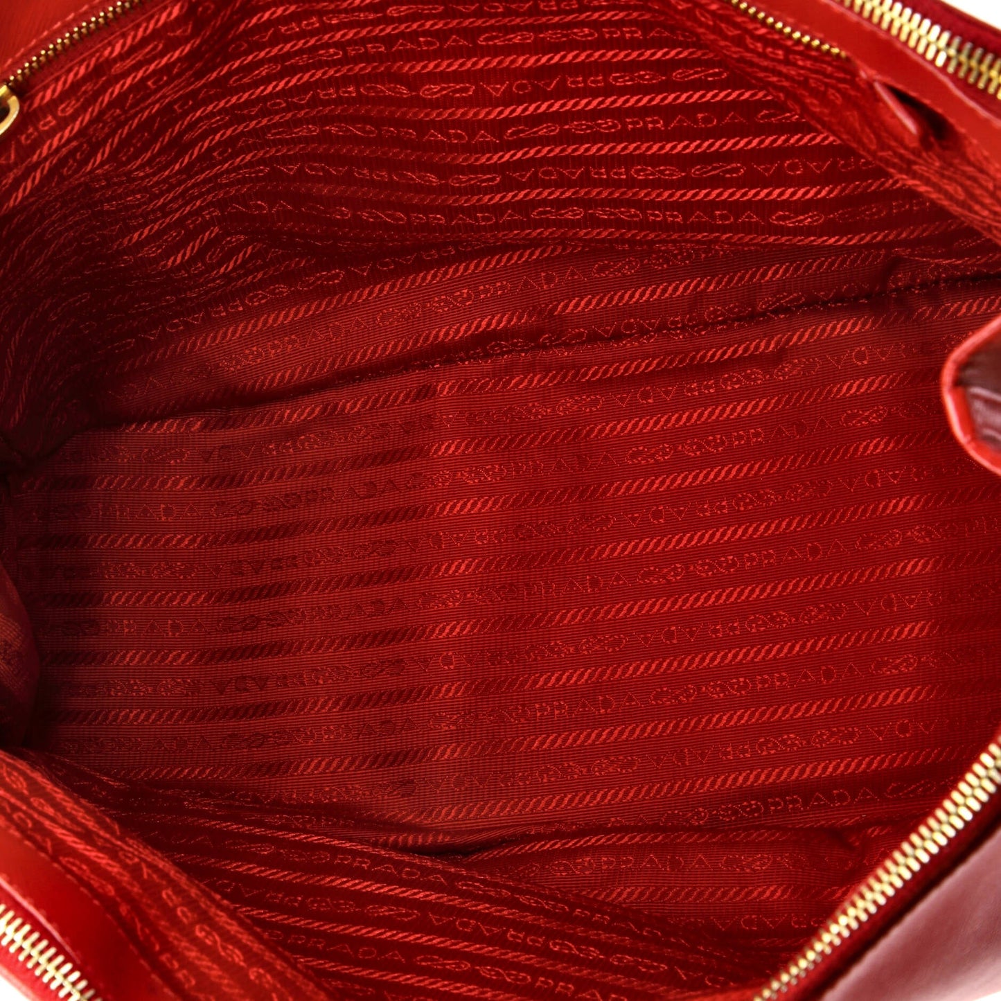 プラダ ダブルジップ リュクス トートバッグ サフィアーノレザー ラージ